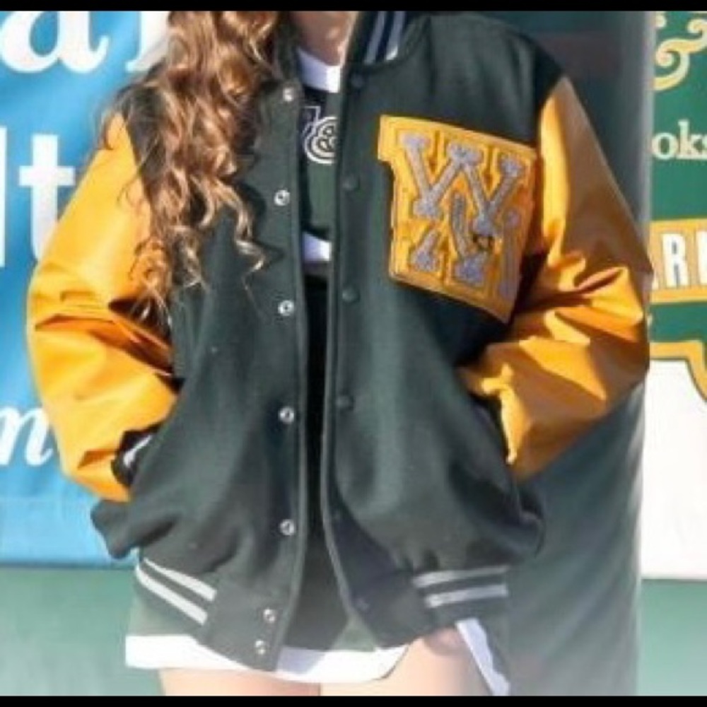 William and Mary cheerleading letterman jacket